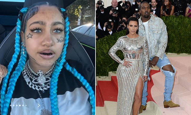 North West’s Bold Tattoo Style Causes Kanye and Kim Clash
