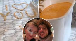 Benny Blanco Gives Selena Gomez Bizarre Valentine Queso Gift